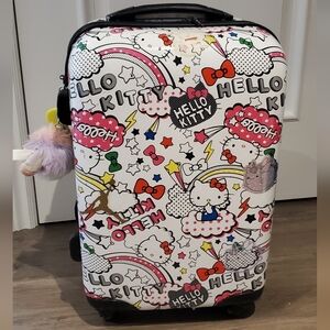 Rare Official Licensed Hello Kitty Travel Bag / Suitcase / Carry On